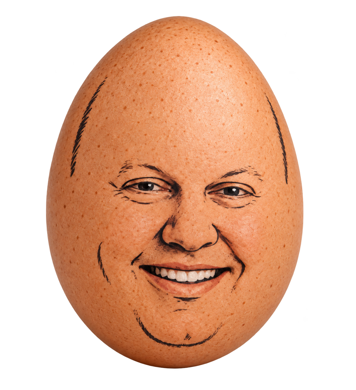 Pmarca egg cracking open